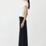 Pinstripe Maxi Skirt