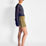 Nagnata Brushed Alpaca Mini Skirt, image 5 of 5