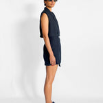 Aje Wrap Mini Skirt & Cropped Sleeveless Blazer Set, image 5 of 5
