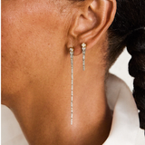Silver Drop Earrings