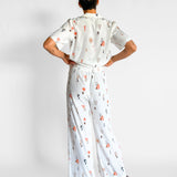 Ginia Isla Silk Shirt & Pants Set, image 5 of 5