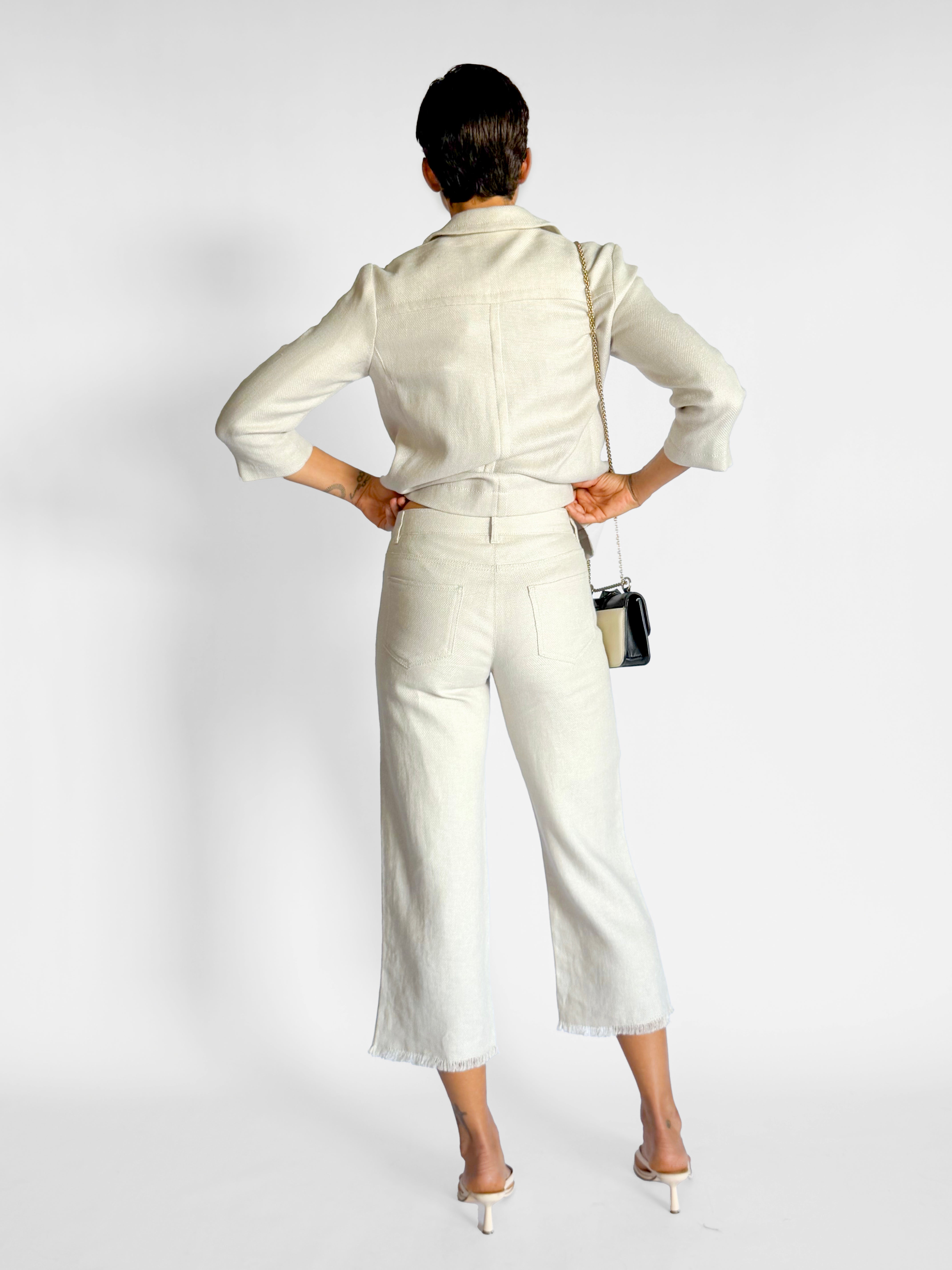 Max Mara Linen Jacket and Pant Set, image 6 of 6