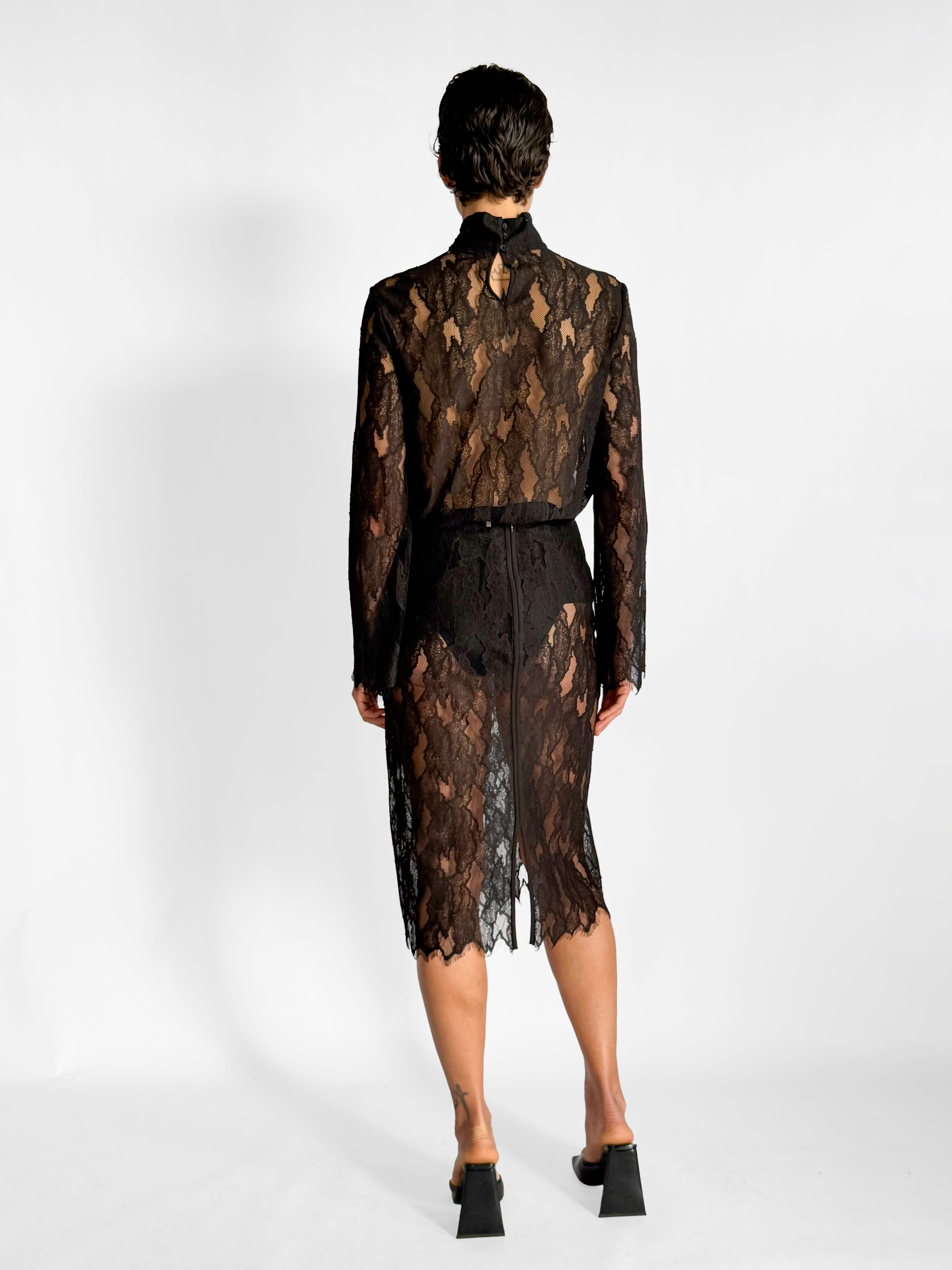 Camilla and Marc Zemira Lace Top & Midi Skirt Set, image 6 of 6