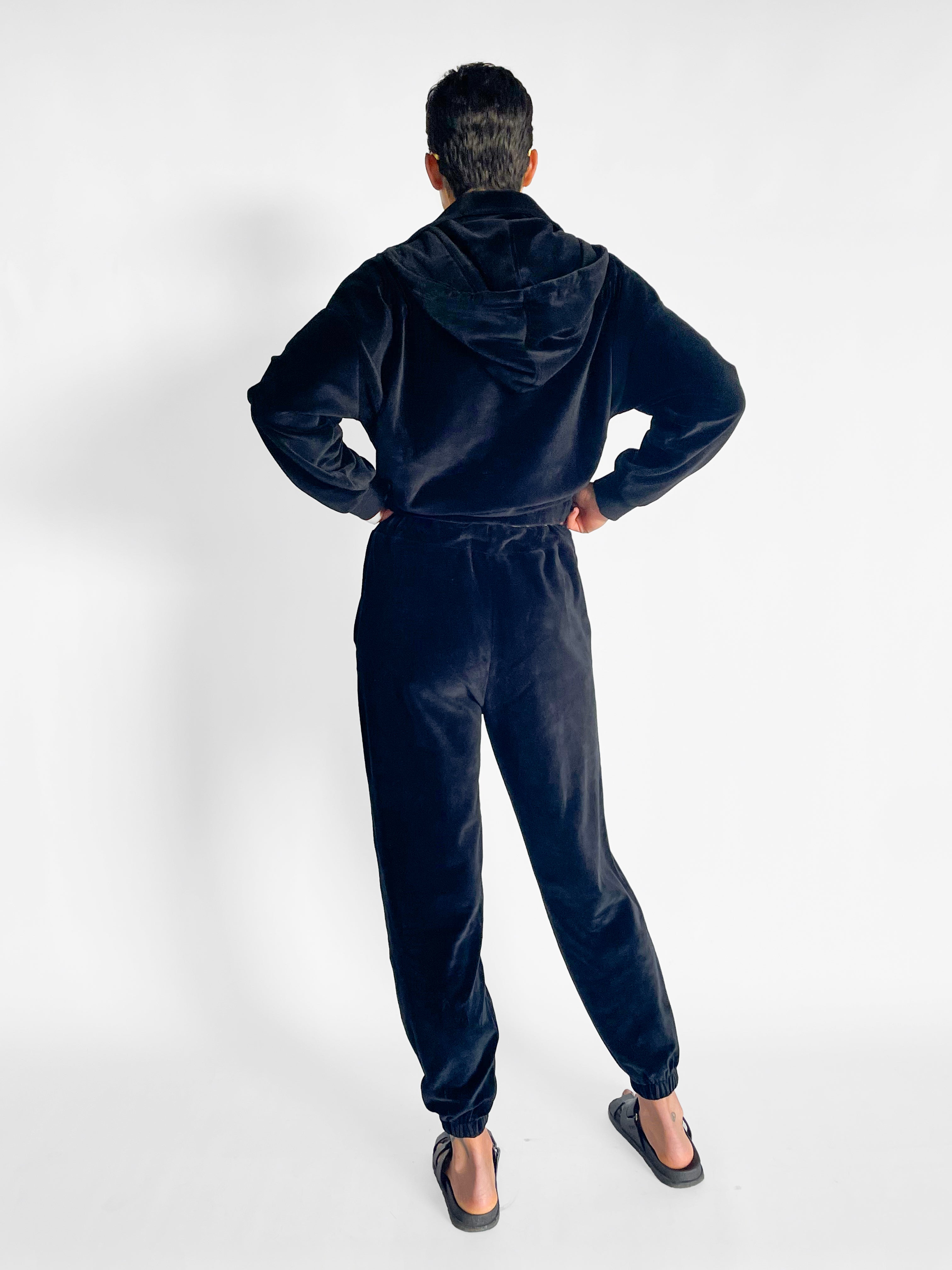 Camilla and Marc Simone Velour Zip Up Hoodie and Track Pants, image 6 of 6