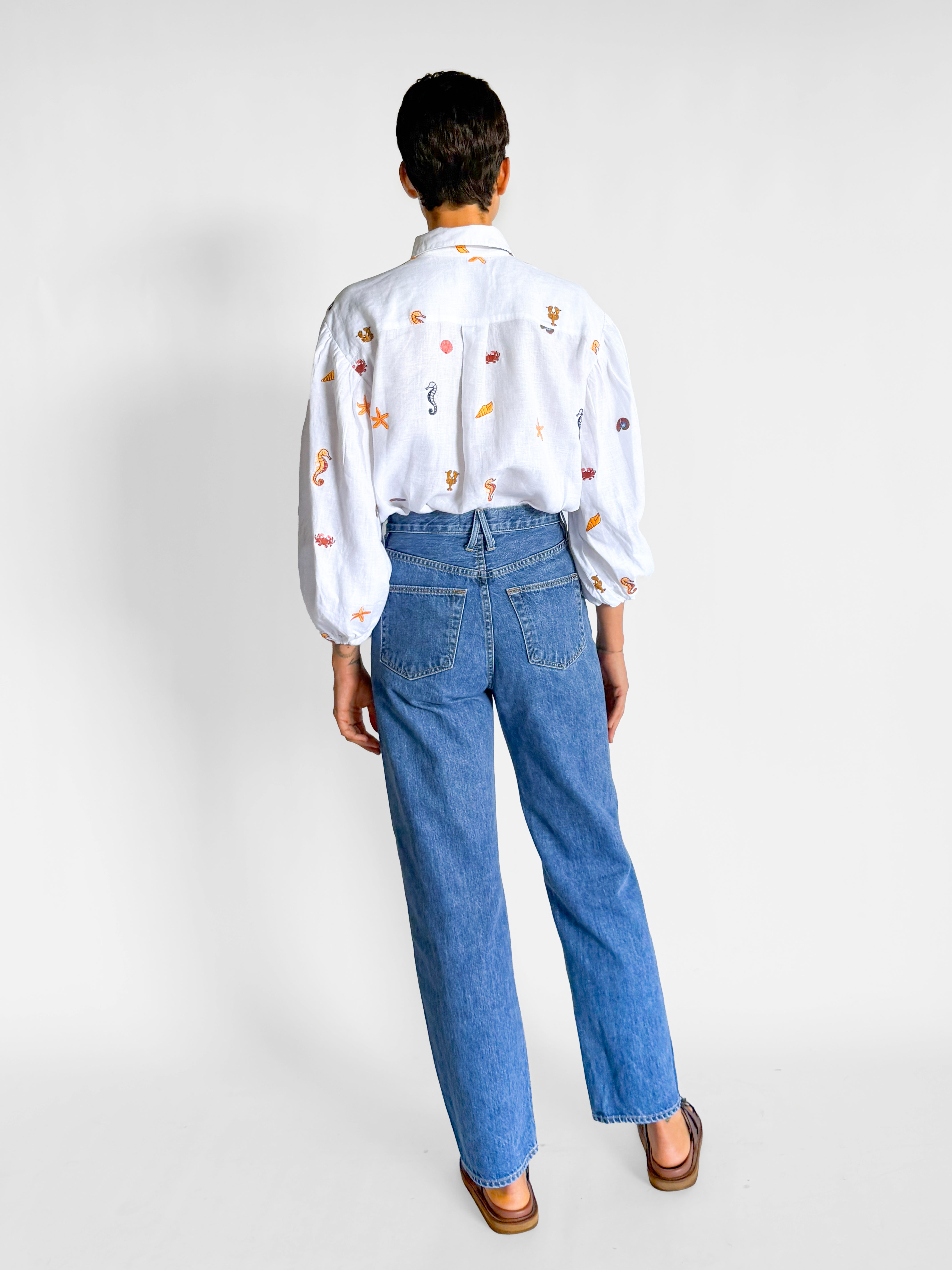 Alemais Under the Sea Embroidered Shirt, image 6 of 6