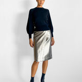 MSGM Silver Pencil Skirt, image 6 of 6