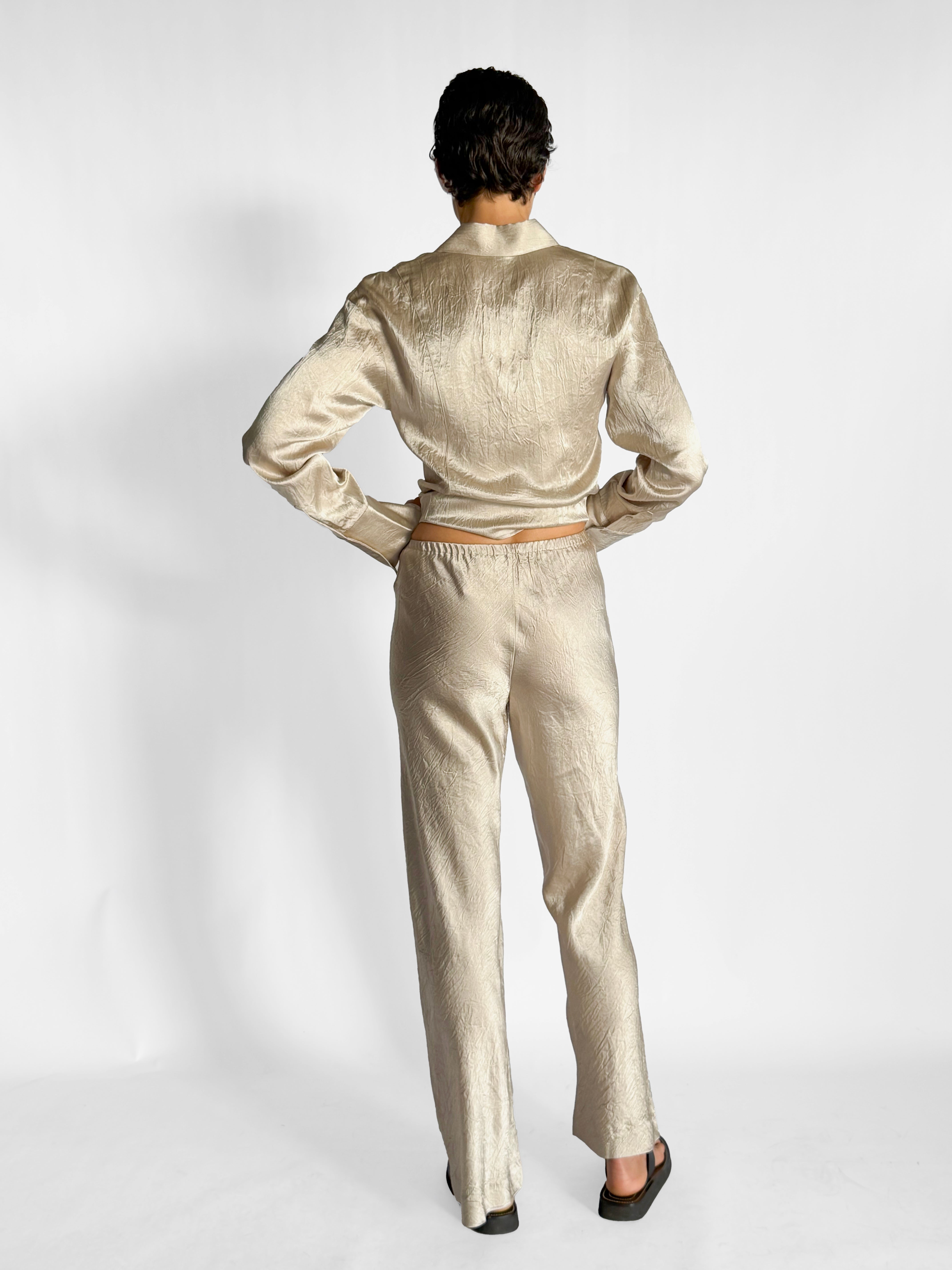 Eaves Loretta Bias Pant & Freda Slim Shirt Set, image 6 of 6