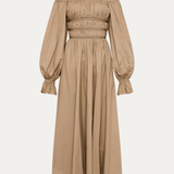 Wattle Off Shoulder Gathered Dress