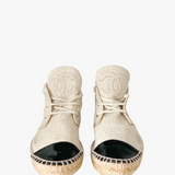 Interlocking CC Logo Lace-Up Boots