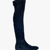 Suede Knee-High Boots