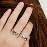 Organic Dome Crescent Nesting Ring