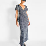 Short Sleeve Bias Dress