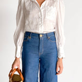 Embroidered Linen Shirt