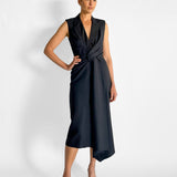 Sleeveless Twist Front Maxi Dress