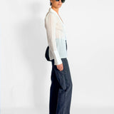 Sheer Linen Tie Top