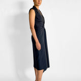 Sleeveless Twist Front Maxi Dress