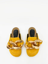 Chain Loafer Mules