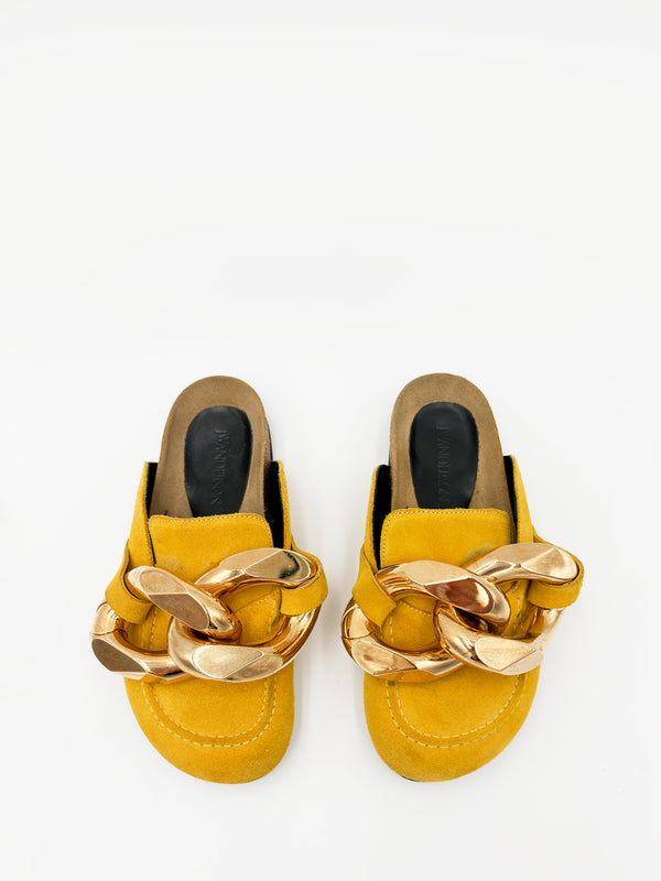 Chain Loafer Mules