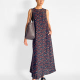 Curved Waist Midi Dress