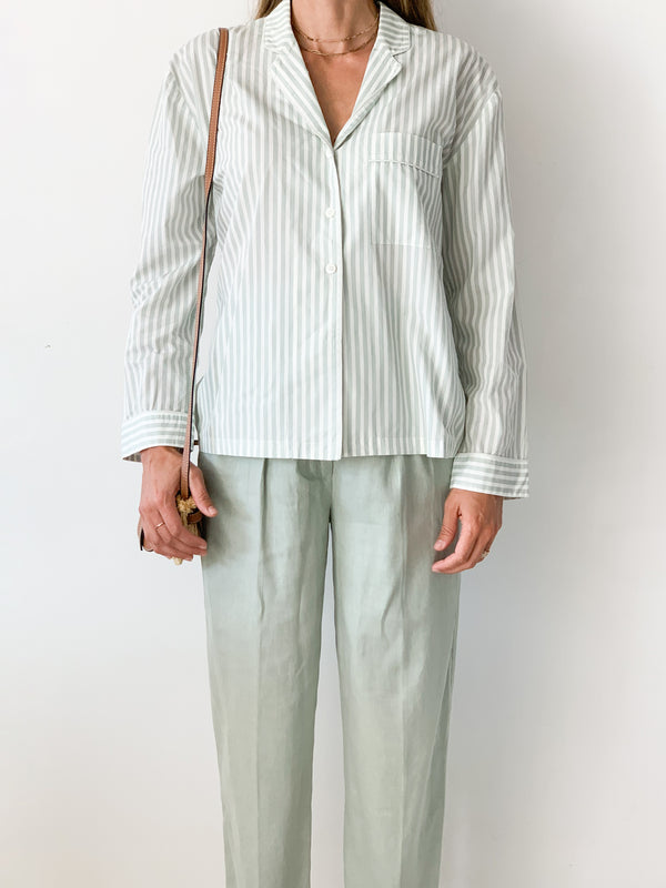 Long Sleeve PJ Stripe Shirt