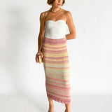 Dancer Ribbed Knit Skirt