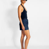 Nylon Satin Sporty Short