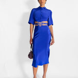 Loophole Tie Skirt & Button Up Shirt Set