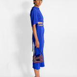 Loophole Tie Skirt & Button Up Shirt Set