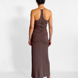 Cutout Halter Neck Maxi Dress