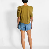 Carrington Padded Shoulder T-Shirt
