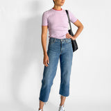 Bebe Ribbed Knit Top