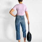 Bebe Ribbed Knit Top