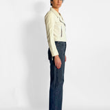 Aken Washed Leather Jacket