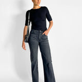 Merino Wool Rib Knit Top