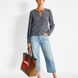 Popover Tie Blouse