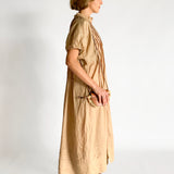 Raw Edge Maxi Dress