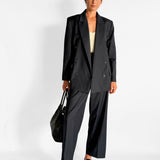 Mid Rise Wide Leg Pant