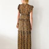 Samanta Ruffled Georgette Maxi Dress