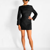 Dalicia Wool Blend Mini Dress