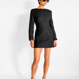 Dalicia Wool Blend Mini Dress