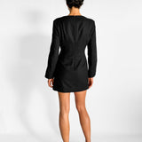 Dalicia Wool Blend Mini Dress