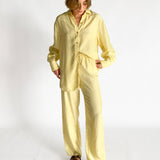 Crushed Silk Shirt and Pant set