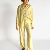 Crushed Silk Shirt and Pant set