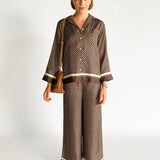 Silk Relaxed Shirt and Pant Set