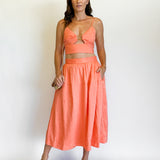 Ariel Scultural Ring Top and Skirt Set