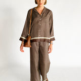 Silk Relaxed Shirt and Pant Set