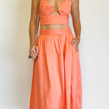 Ariel Scultural Ring Top and Skirt Set