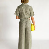 Silk Relaxed Shirt and Pant Set