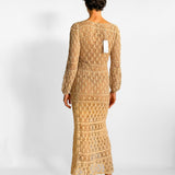 Bianca Crochet Maxi Dress