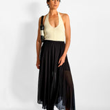 Fluid Jersey Skirt